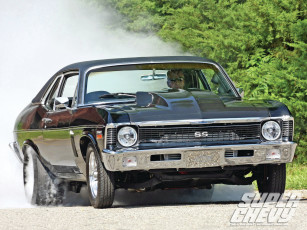 Картинка 1970 chevrolet nova автомобили hotrod dragster