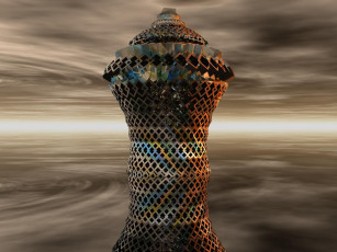 Картинка 3д графика fractal фракталы абстракция