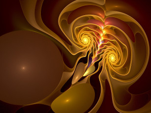 Картинка 3д графика fractal фракталы фрактал