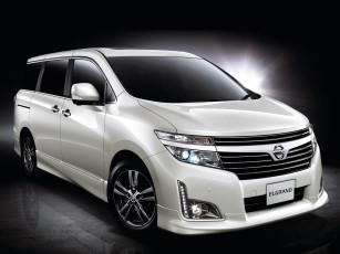 Картинка nissan elgrand highway star urban chrome автомобили datsun