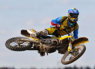 обоя спорт, мотокросс, мотоциклист