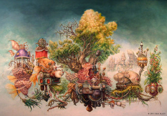 Картинка ben blatt фэнтези иные миры времена сюрреализм