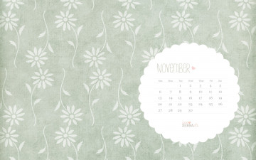 Картинка календари рисованные векторная графика узор цветы