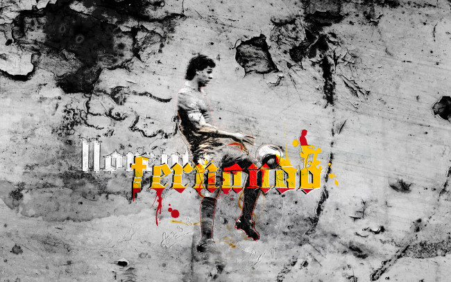 Обои картинки фото спорт, 3d, рисованные, стена, футбол