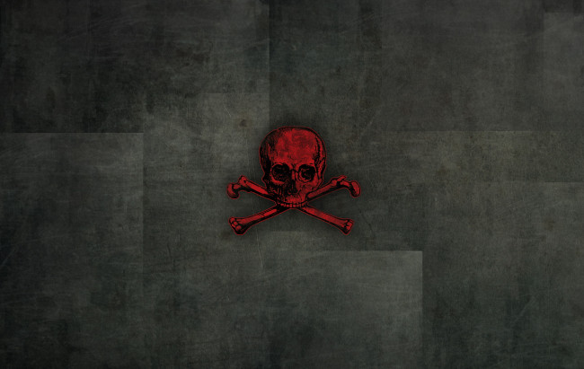 Обои картинки фото 3д, графика, horror, ужас, череп, стена