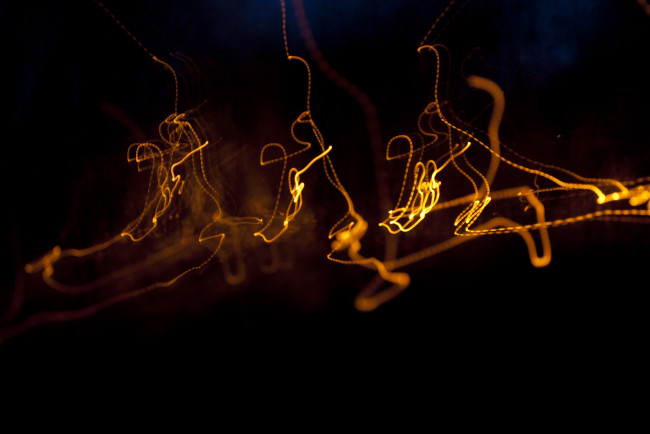 Обои картинки фото 3д, графика, abstract, абстракции, черное, оранжевое, свет