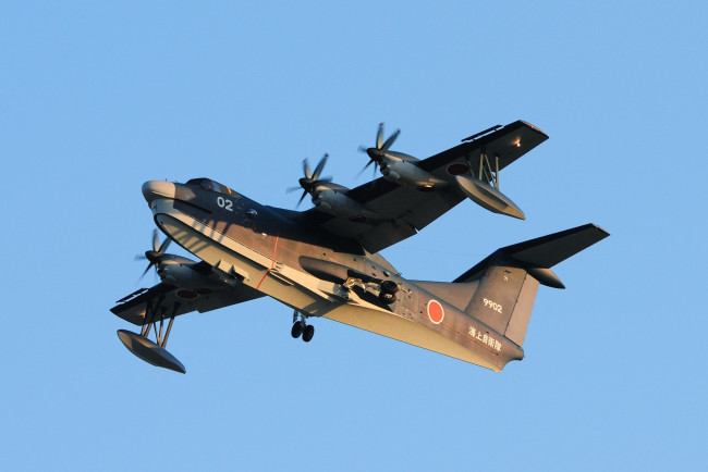 Обои картинки фото авиация, самолёты, амфибии, полёт, самолёт