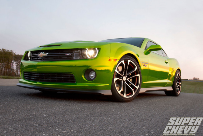 Обои картинки фото автомобили, camaro, sema