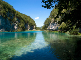 Картинка plitvice lakes national park хорватия природа реки озера озеро горы