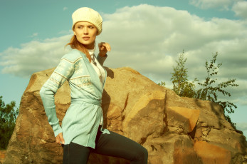 Картинка Даша+Машанова авт Яков мищенко девушки   берет камень james milano кофта