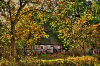 Картинка германия зеветаль города здания дома дом парк