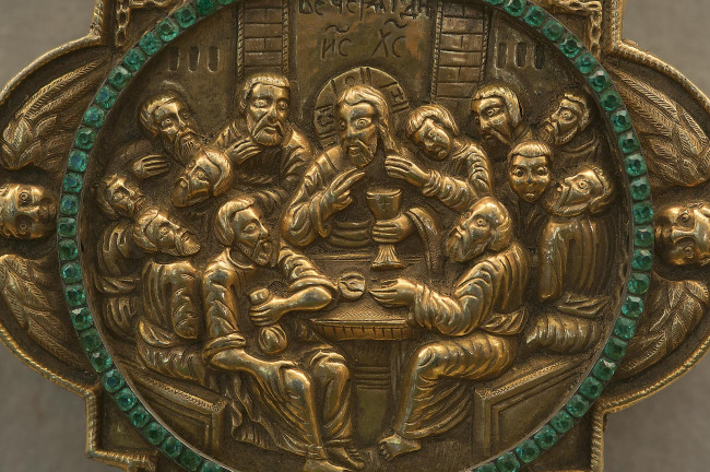 Обои картинки фото разное, религия, чеканка, медь