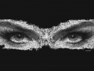 Картинка 3д графика 3d eyes глаза