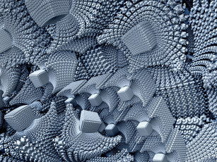 Картинка 3д графика fractal фракталы узор