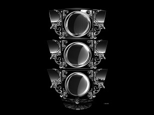 Картинка 3д графика modeling моделирование светофор