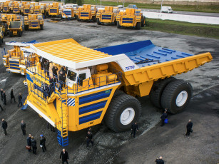 Картинка техника строительная belaz