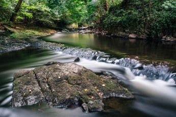 Картинка природа реки озера камни лес река