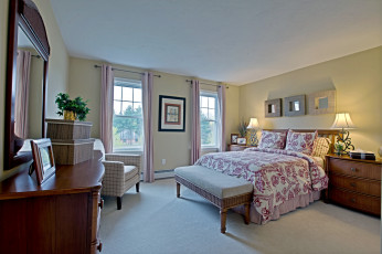 Картинка интерьер спальня кровать