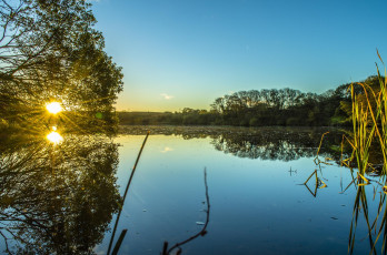 Картинка природа восходы закаты пейзаж