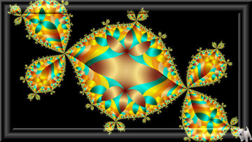 Картинка 3д графика fractal фракталы цвета фон узор