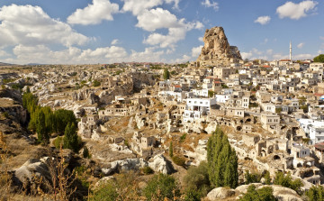 Картинка каппадокия турция города панорамы дома