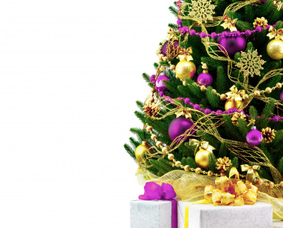 Обои картинки фото праздничные, Ёлки, шарики, снежинки, бусы, шишки