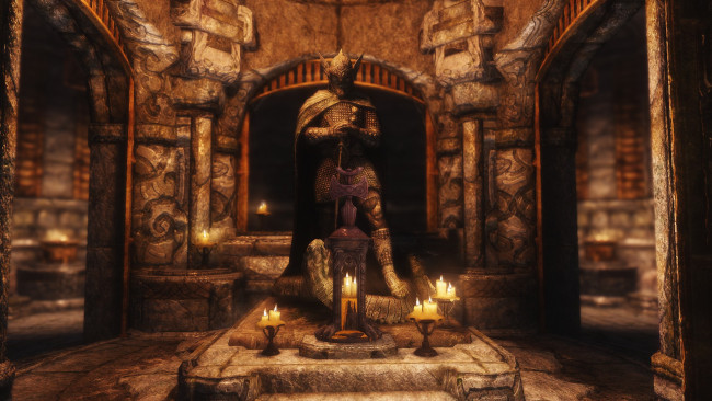 Обои картинки фото 3д, графика, fantasy, фантазия, воин, дракон, доспехи, свечи