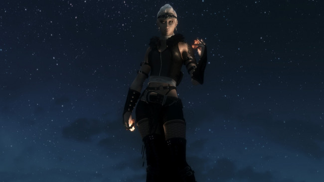 Обои картинки фото 3д, графика, fantasy, фантазия, звезды, девочка, магия, небо