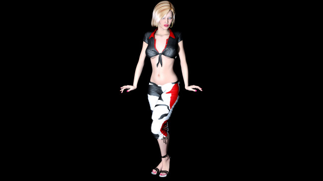 Обои картинки фото 3д, графика, people, люди, взгляд, девушка