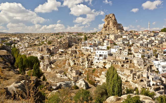 Обои картинки фото каппадокия, турция, города, панорамы, дома