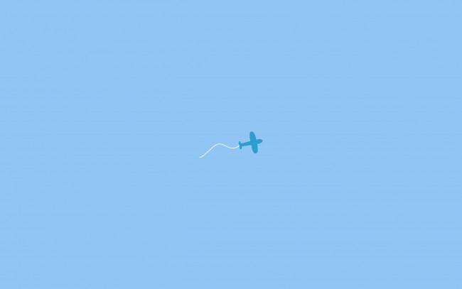 Обои картинки фото рисованные, минимализм, самолет