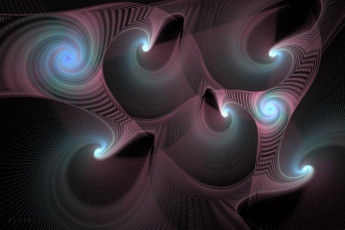 Картинка 3д+графика фракталы+ fractal цвета фон узор