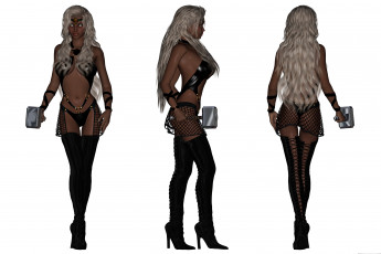 Картинка 3д+графика люди+ people фон взгляд девушка