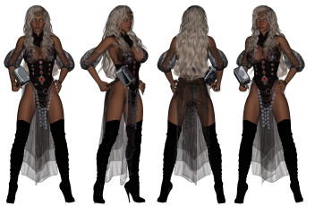 обоя 3д графика, люди , people, взгляд, фон, девушка