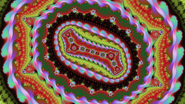 Картинка 3д+графика фракталы+ fractal цвета фон узор