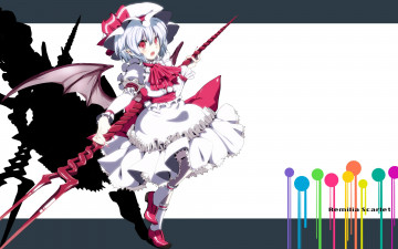 Картинка аниме touhou шляпка платье арт оружие девушка тоухоу