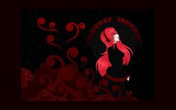 Картинка рисованное люди узор взгляд девушка цвета фон