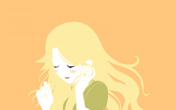 Картинка векторная+графика девушки фон взгляд девушка