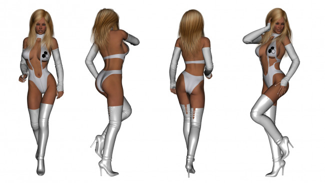 Обои картинки фото 3д графика, люди , people, фон, взгляд, девушка