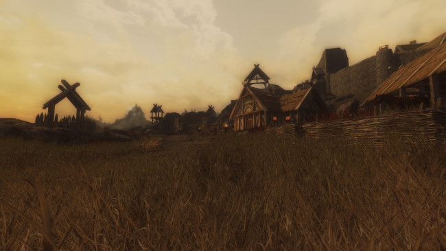 Обои картинки фото 3д графика, реализм , realism, небо, дома