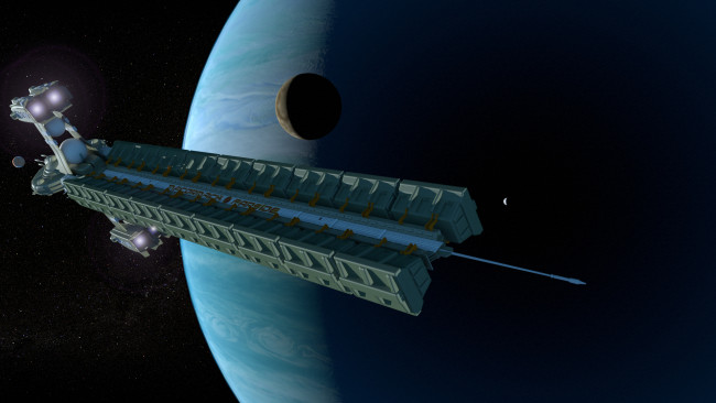 Обои картинки фото космос, арт, космический, корабль, звезды, вселенная