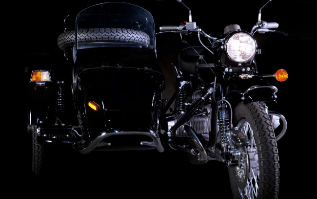 Обои картинки фото мотоциклы, мотоциклы с коляской, фара