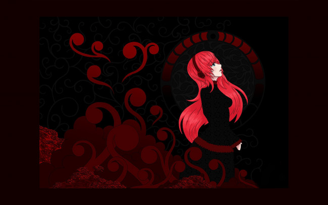 Обои картинки фото рисованное, люди, узор, взгляд, девушка, цвета, фон