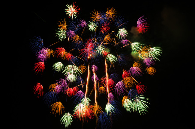 Обои картинки фото разное, салюты,  фейерверки, ночь, огни, небо