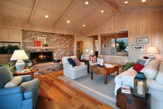 Обои картинки фото интерьер, гостиная, диван, дизайн, мебель, камин