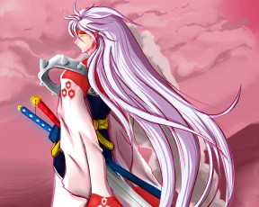 Картинка разное арты арт аниме инуяша сешимару демон-пёс