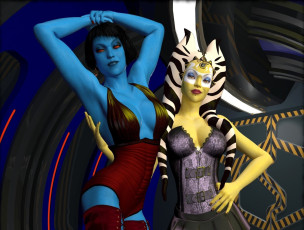 Картинка 3д+графика существа+ creatures взгляд халки фон