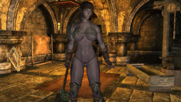 Картинка 3д+графика эльфы+ elves интерьер фон взгляд эльфийка