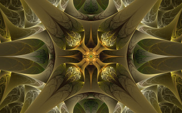 Картинка 3д+графика фракталы+ fractal цвета фон узор