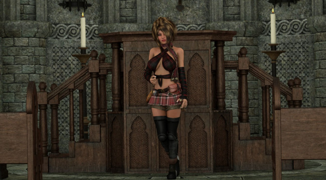 Обои картинки фото 3д графика, люди , people, эльфийка, взгляд, фон, кастаника